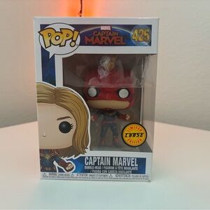 Captain Marvel Funko Pop (chase edition)